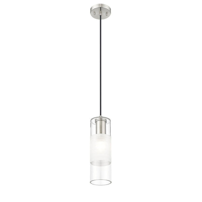 Alton Brushed Nickel 1 Light Cord Pendant Z-Lite 824P-BN | theLightShop