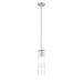 Alton Brushed Nickel 1 Light Stem Pendant Z-Lite 824P-ROD-BN | theLightShop