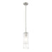 Alton Brushed Nickel 1 Light Stem Pendant Z-Lite 824P-ROD-BN | theLightShop