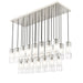 Alton Brushed Nickel 23 Light Linear Pendant Z-Lite 824P-23L-BN | theLightShop