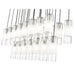 Alton Brushed Nickel 23 Light Linear Pendant Z-Lite 824P-23L-BN | theLightShop