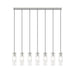 Alton Brushed Nickel 7 Light Linear Pendant Z-Lite 824P-7L-BN | theLightShop
