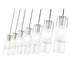 Alton Brushed Nickel 7 Light Linear Pendant Z-Lite 824P-7L-BN | theLightShop