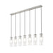 Alton Brushed Nickel 7 Light Linear Pendant Z-Lite 824P-7L-BN | theLightShop