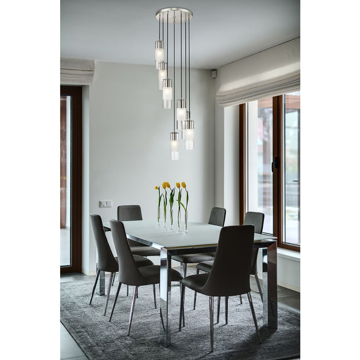 Alton Brushed Nickel 7 Light Pendant Z-Lite 824P-7R-BN | theLightShop