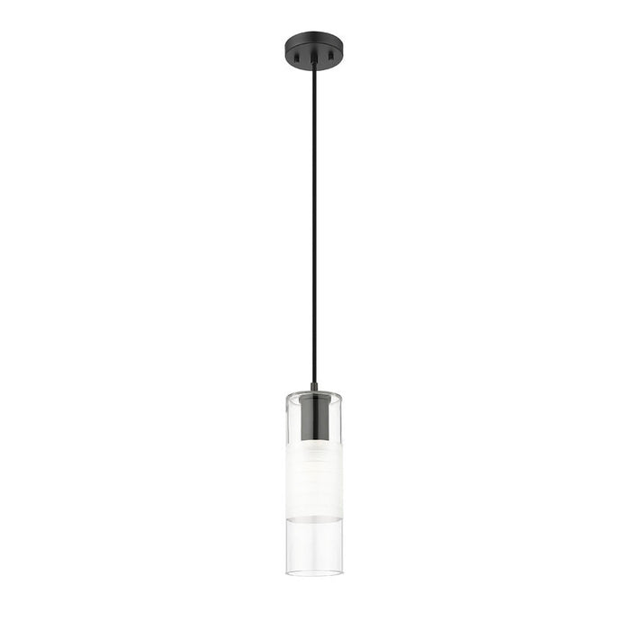 Alton Matte Black 1 Light Cord Pendant Z-Lite 824P-MB | theLightShop