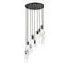 Alton Matte Black 11 Light Pendant Z-Lite 824P-11R-MB | theLightShop
