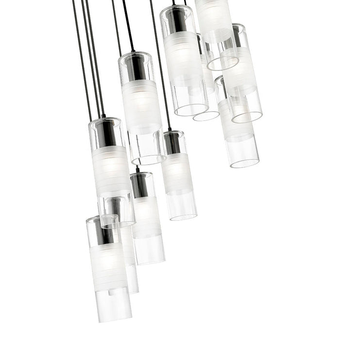 Alton Matte Black 11 Light Pendant Z-Lite 824P-11R-MB | theLightShop