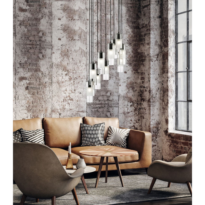 Alton Matte Black 11 Light Pendant Z-Lite 824P-11R-MB | theLightShop