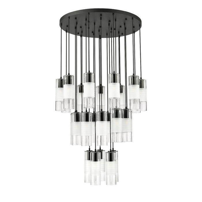 Alton Matte Black 27 Light Pendant Z-Lite 824P-27R-MB | theLightShop