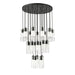 Alton Matte Black 27 Light Pendant Z-Lite 824P-27R-MB | theLightShop