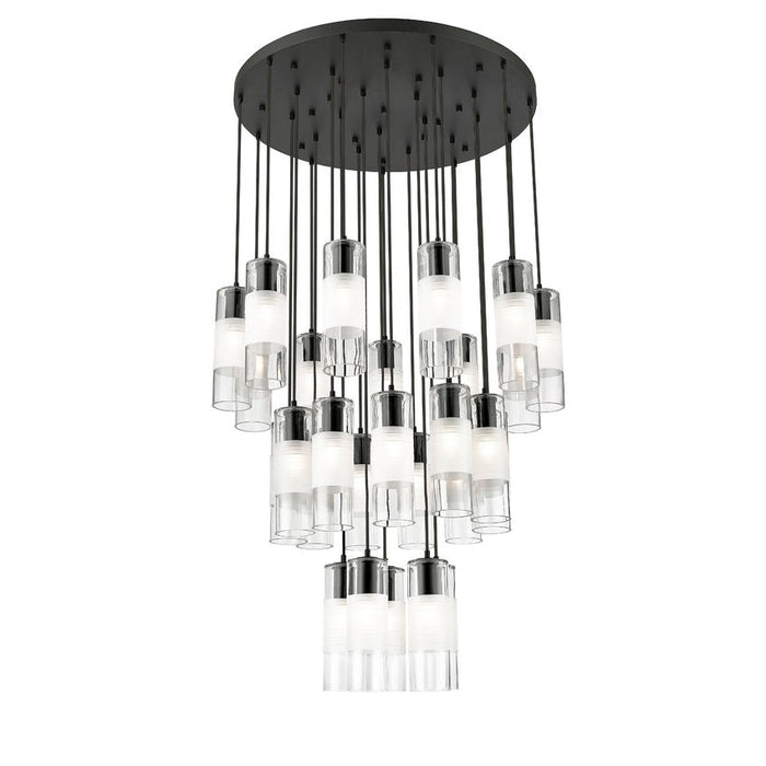 Alton Matte Black 27 Light Pendant Z-Lite 824P-27R-MB | theLightShop