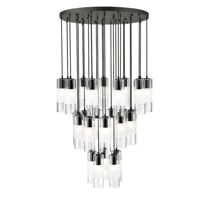 Alton Matte Black 27 Light Pendant Z-Lite 824P-27R-MB | theLightShop
