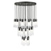 Alton Matte Black 27 Light Pendant Z-Lite 824P-27R-MB | theLightShop