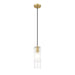 Alton Modern Gold 1 Light Cord Pendant Z-Lite 824P-MGLD | theLightShop