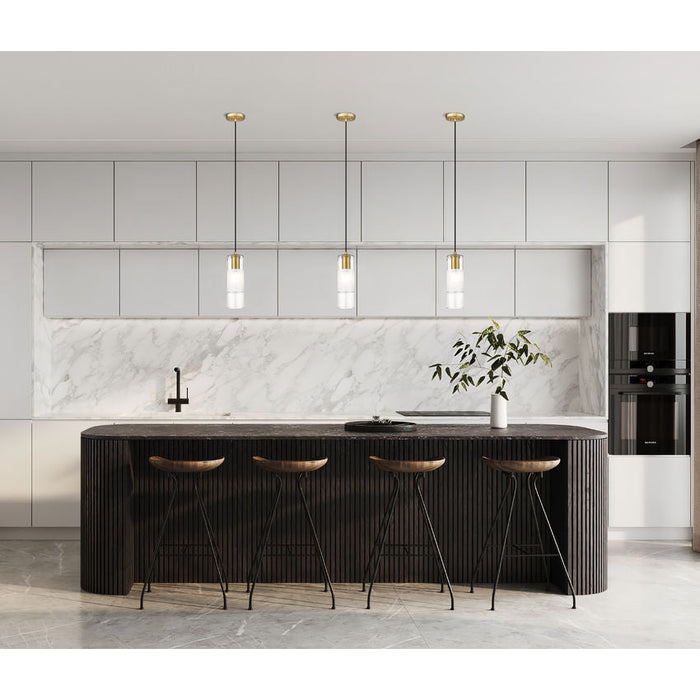 Alton Modern Gold 1 Light Cord Pendant Z-Lite 824P-MGLD | theLightShop