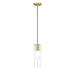 Alton Modern Gold 1 Light Cord Pendant Z-Lite 824P-MGLD | theLightShop