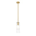 Alton Modern Gold 1 Light Stem Pendant Z-Lite 824P-ROD-MGLD | theLightShop