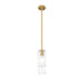 Alton Modern Gold 1 Light Stem Pendant Z-Lite 824P-ROD-MGLD | theLightShop