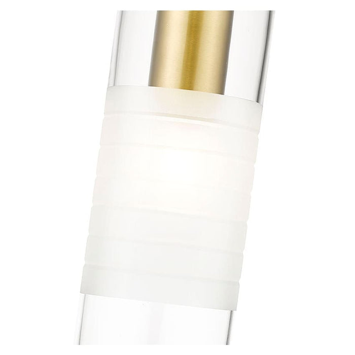Alton Modern Gold 1 Light Stem Pendant Z-Lite 824P-ROD-MGLD | theLightShop