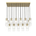 Alton Modern Gold 17 Light Linear Pendant Z-Lite 824P-17L-MGLD | theLightShop