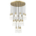 Alton Modern Gold 27 Light Pendant Z-Lite 824P-27R-MGLD | theLightShop