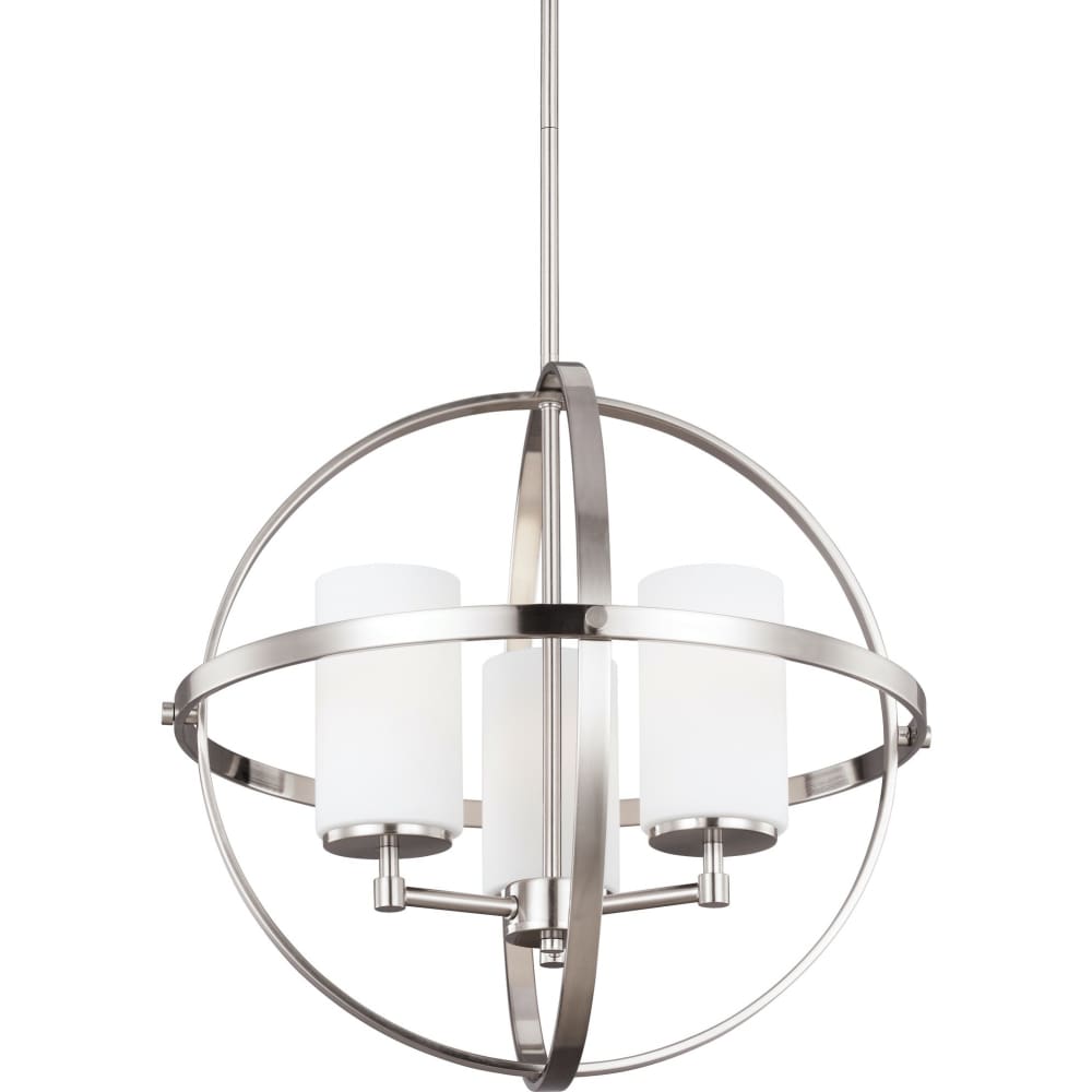 Alturas Brushed Nickel Chandelier - Chandeliers