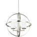 Alturas Brushed Nickel LED Chandelier - Chandeliers