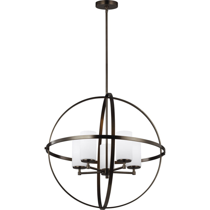 Alturas Brushed Oil Rubbed Bronze LED Chandelier - Chandeliers