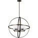 Alturas Brushed Oil Rubbed Bronze LED Chandelier - Chandeliers