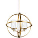 Alturas Satin Bronze Chandelier - Chandeliers