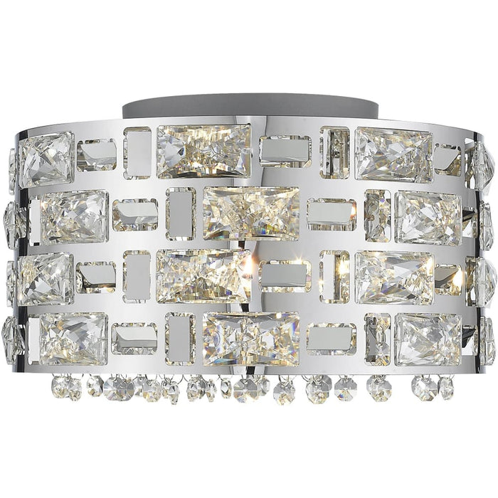 Aludra Chrome Flushmount | theLightShop