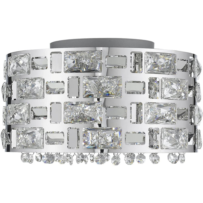Aludra Chrome Flushmount | theLightShop