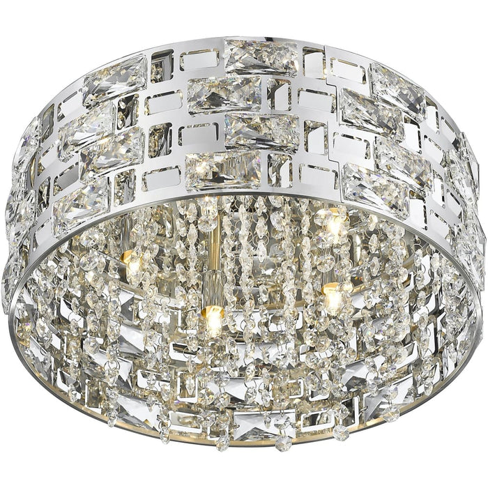 Aludra Chrome Flushmount | theLightShop
