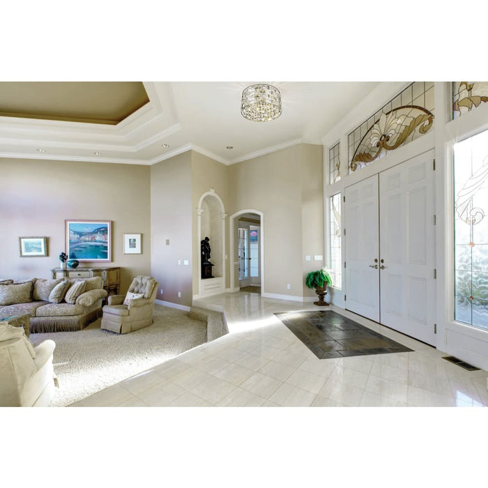 Aludra Chrome Flushmount | theLightShop
