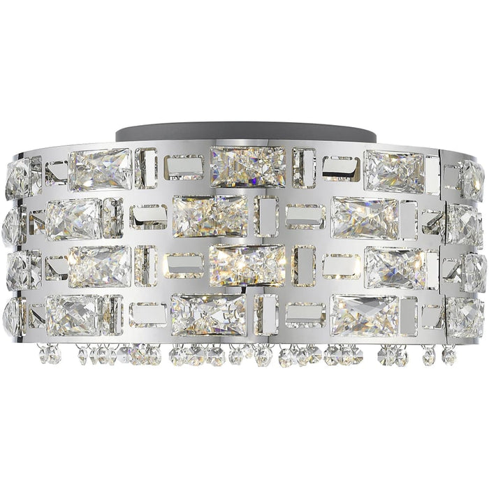 Aludra Chrome Flushmount | theLightShop