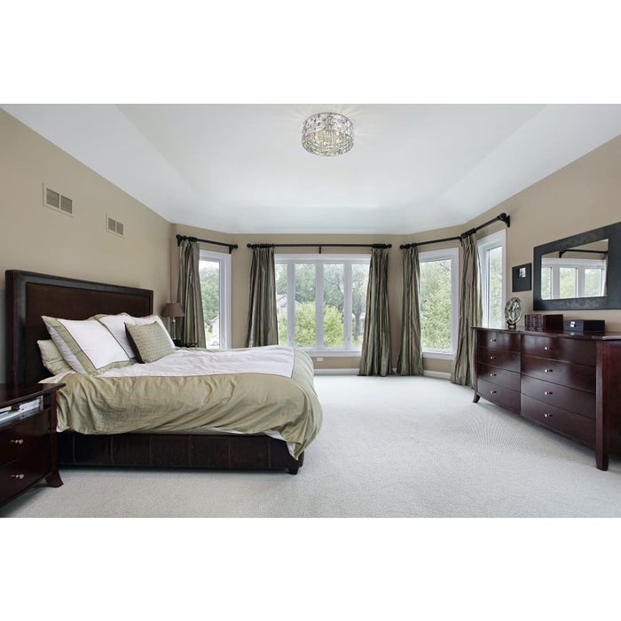Aludra Chrome Flushmount | theLightShop