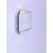 Alumilux Sconce Satin Aluminum LED Outdoor Wall Mount - Outdoor Wall Mount