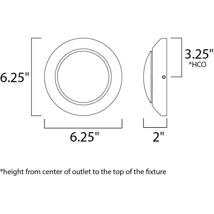 Alumilux Sconce Satin Aluminum LED Outdoor Wall Mount - Outdoor Wall Mount
