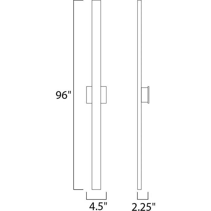 Alumilux Sconce White LED Outdoor Wall Mount - Outdoor Wall Mount