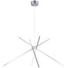 Alumilux Suspension Satin Aluminum LED Multi-Light Pendant - Pendants