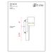 Amador Deep Bronze LED Outdoor Wall Sconce | theLightShop