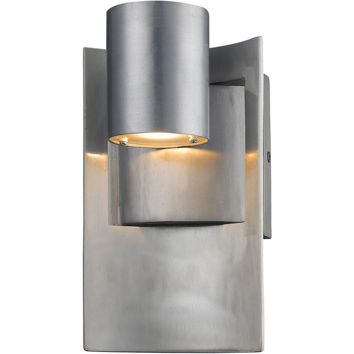 Amador Silver LED Outdoor Wall Sconce | theLightShop