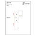 Amador Silver LED Outdoor Wall Sconce | theLightShop