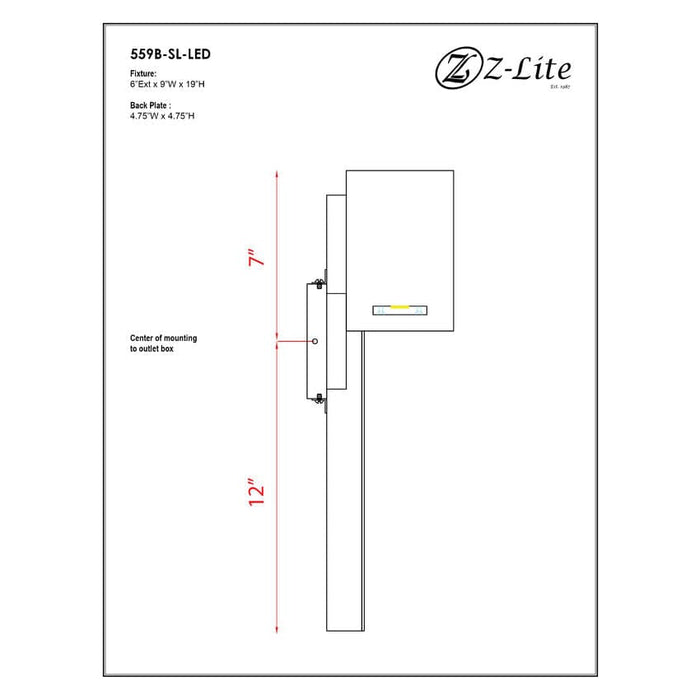 Amador Silver LED Outdoor Wall Sconce | theLightShop