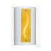 Amber Current Satin White Wall Sconce - Wall Sconce