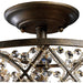 Amherst Antique Bronze Semi Flush Mount - Semi-Flushmounts