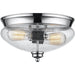 Amon Chrome Flushmount | theLightShop