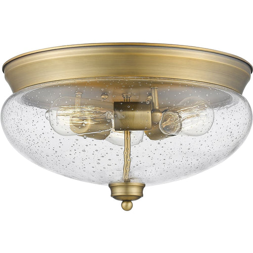 Amon Heritage Brass Flushmount | theLightShop