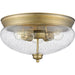 Amon Heritage Brass Flushmount | theLightShop